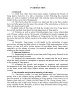 tóm tắt tanh thơ khuê phụ đời đường