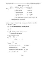 ĐỒ ÁN CHI TIẾT MÁY       ĐỀ SỐ 4: THIẾT KẾ HỆ DẪN ĐỘNG BĂNG TẢI