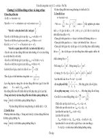 Tổng hợp công thức Vật lý lớp 12