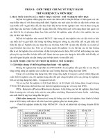 HƯỚNG DẪN THÍ NGHIỆM  MCM21