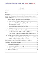 tính toán lượng không khí nạp thời kỳ chạy không tải và thiết kế hệ thống điều khiển tốc độ không tải động cơ