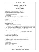 Giáo án hè ôn 4 lên 5