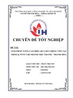 GIẢI PHÁP NÂNG CAO HIỆU QUẢ HUY ĐỘNG vốn TRUNG và dài hạn tại NGÂN HÀNG NÔNG NGHIỆP và PHÁT TRIỂN NÔNG THÔN HUYỆN NHƯ THANH