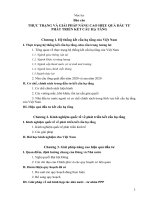 thực trạng và giải pháp nâng cao hiệu quả đầu tư phát triển kết cấu hạ tầng