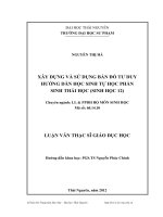 xây dựng và sử dụng bản đồ tư duy hướng dẫn học sinh tự học phần sinh thái học (sinh học 12)