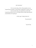 khảo sát dư lượng nitrat (no3-) trên một số sản phẩm rau vụ đông-xuân tại địa bàn huyện yên phong, bắc ninh