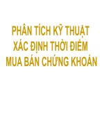Thị Trường Chứng Khoán ( Phân Tích Kỹ Thuật)