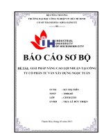 GIẢI PHÁP NÂNG CAO lợi NHUẬN tại CÔNG TY cổ PHẦN tư vấn xây DỰNG NGỌC TUẤN