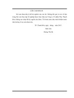 Giải pháp nâng cao hiệu quả tổ chức sử dụng vốn kinh doanh tại công ty cổ phần may thanh hóa