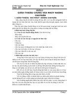 tính toán và thiết kế cơ cấu cầu trục nâng có tải trọng 10 tấn