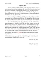 Tính toán bộ truyền xích bảnh răng trụ răng thẳng