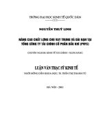 giải pháp nâng cao chất lượng cho vay trung và dài hạn tại tổng công ty tài chính cổ phần dầu khí (pvfc)