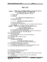 thiết kế hệ thống lái có trợ lực lái cho xe tải 2,5t