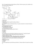 các câu hỏi trắc nghiệm điện động cơ
