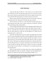 THIẾT KẾ NHÀ MÁY SẢN XUẤT ENZIM α – AMYLAZA THEO PHƯƠNG PHÁP BỀ SÂU VỚI NĂNG SUẤT 200 m3ngày.