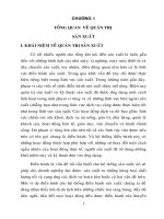 tổng quan về quản trị sản xuất