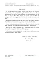 TÍNH TOÁNTHIẾT kế kỹ THUẬT HT NEO GIÀN KHOAN KHAI THÁC bán CHÌM tại mỏ đại HÙNG 110m nước