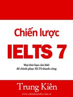 Chiến lược học IELTS 7.0