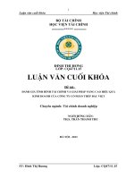 đánh giá tình hình tài chính và biện pháp nâng cao hiệu quả hoạt động kinh doanh của công ty cổ phần thép bắc việt