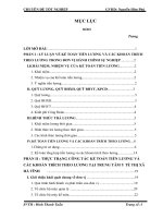 Kế toán tiền lương và các khoản trích theo lương tại trung tâm y tế