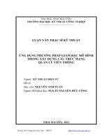 ứng dụng phương pháp giảm bậc mô hình trong xây dựng cấu trúc mạng quản lý viễn thông