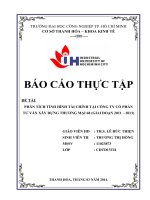 Phân tích báo cáo tài chính tại công ty cổ phần tư vấn xây dựng thương mại 68