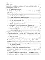 Kế toán bán hàng và doanh thu bán hàng  tại công ty TNHH Kỹ Nghệ Trọng An