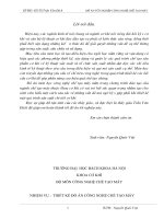 thiết kế quy trình công nghệ chế tạo cần lắc con cóc - càng cong