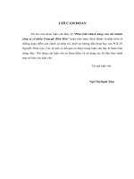 phát triển khách hàng của chi nhánh công ty cổ phần vinacafe biên hòa