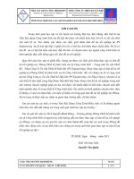 Tính toán thiết kế vận chuyển khối chân đế trên biển bằng sà lan