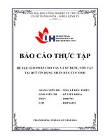 bài 5 GIẢI PHÁP CHO VAY và sử DỤNG vốn VAY tại QUỸ tín DỤNG NHÂN dân tân NINH (PC 20070101MKALs conflicted copy 2014 03 13)