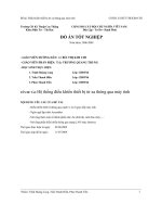 thiết kế hệ thống điều khiển thiết bị từ xa thông qua máy tính