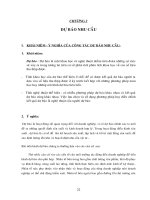 dự báo nhu cầu trong quản trị sản xuất