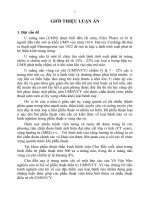 tóm tắt luận án nghiên cứu chẩn đoán sớm và đánh giá kết quả phẫu thuật u màng não vùng củ yên