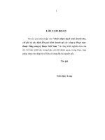 hoàn thiện hạch toán doanh thu, chi phí và xác định kết quả kinh doanh tại các công ty dược trực thuộc tổng công ty dược việt nam