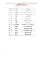 MỘT SỐ GIẢI PHÁP NÂNG CAO HIỆU QUẢ KINH DOANH TẠI CÔNG TY TNHH MTV DỊCH VỤ VICO VIỆT NAM