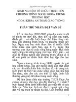 skkn kinh nghiệm tổ chức thực hiện chương trình ngoại khóa trong trường học ngoại khóa an toàn giao thông