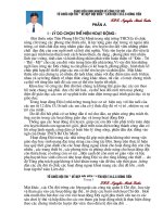 sáng kiến kinh nghiệm về công tác đội tổ chức hội thi vẻ đẹp đội viên liên đội trung học cơ sở dũng tiến