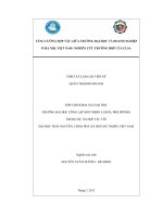 tóm tắt luận án tăng cường hợp tác giữa trường đại học và doanh nghiệp ở hà nội, việt nam nghiên cứu trường hợp của trường đại học lao động – xã hội