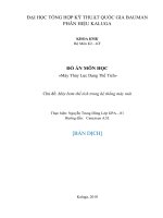 Đồ án Thiết kế máy bơm thủy lực cánh gạt