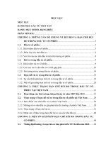 rủi ro và hạn chế rủi ro trong đầu tư cổ phiếu tại thị trường chứng khoán việt nam