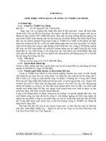 THỰC tế CÔNG tác kế TOÁN tại CÔNG TY TNHH CAO MINH THANH hóa