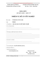 đồ án tốt nghiệp mạch quang báo có kết hợp cơ khí