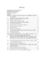 hoàn thiện quản lý tài chính của công ty cổ phần vật tư nông nghiệp thái nguyên