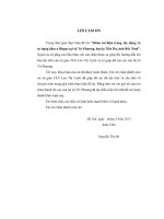 Khảo sát hiện trạng xây dựng và sử dụng hầm ủ biogas tại xã Tri Phương, huyện Tiên Du, tỉnh Bắc Ninh