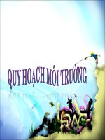 QLMT quy hoạch môi trường