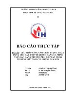 bài 2 GIẢI PHÁP NÂNG CAO CHẤT LƯỢNG HOẠT ĐỘNG CHO VAY đối với KHÁCH HÀNG cá NHÂN tại NGÂN HÀNG THƯƠNG mại cổ PHẦN CÔNG THƯƠNG VIỆT