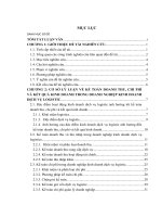 hoàn thiện kế toán doanh thu, chi phí và kết quả kinh doanh tại công ty tnhh m&p quốc tế - chi nhánh hà nội