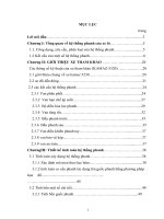 Thiết kế tính toán hệ thống phanh cho xe tải tám tấn