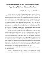 Giải pháp xử lý nợ xấu tại ngân hàng thương mại cổ phần ngoại thương việt nam   chi nhánh nha trang